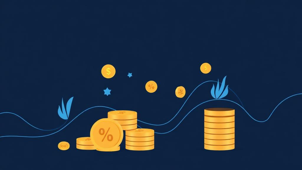 Breakdown chart of gas, flash loan and vault fees on a dark DeFi dashboard background