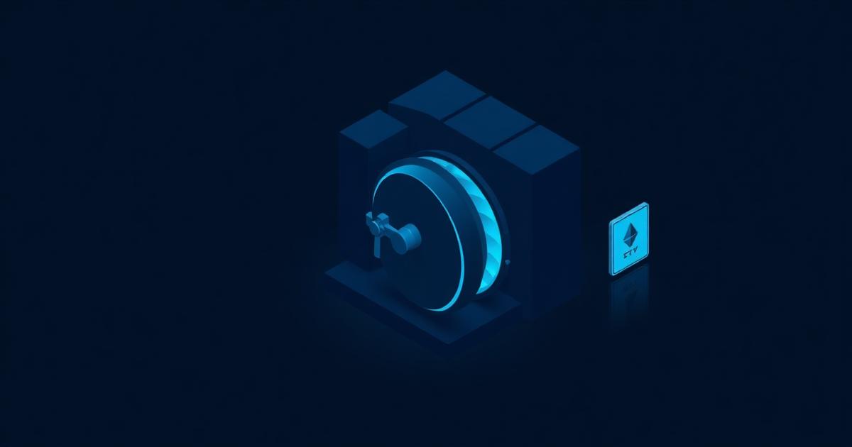 Illustration of an Instadapp Lite vault automatically rebalancing a staked ETH position
